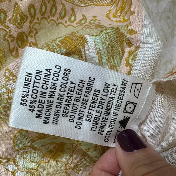 LASSURENAS Italian Coast Rose Tank Top size Small - Picture 5 of 8